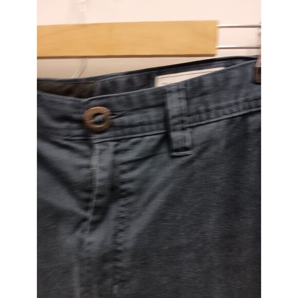 Volcom Mens Chino Shorts Size 36 Dark Gray Outdoor Hiking Gorpcore Casual - Picture 2 of 8